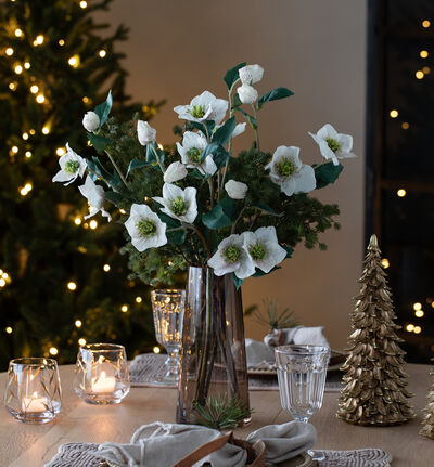 Kunstig hvit Helleborus Kunstig hvit Helleborus